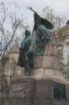 Statue of France Preseren, Slovenias greatest poet